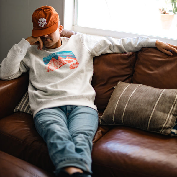 Mountain Road - Organic Cotton Crewneck Sweatshirt